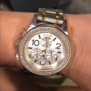 Nixon silver watch